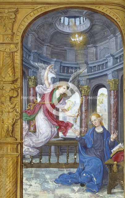 The Annunciation, c1524. Creator: Master Jean de Mauléon.