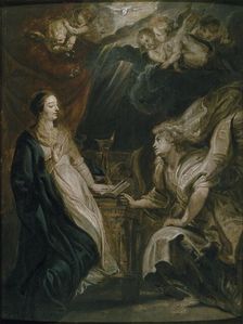 The Annunciation, c1609. Artist: Peter Paul Rubens