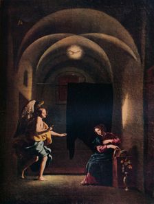The Annunciation c1625-1630 (1931). Artist: Giovanni Battista Caracciolo