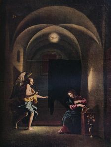 The Annunciation c1625-1630 (1931). Artist: Giovanni Battista Caracciolo