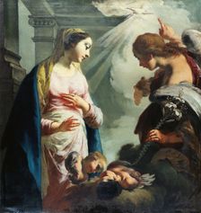 The Annunciation, c1760-1770. Creator: Francesco Capella