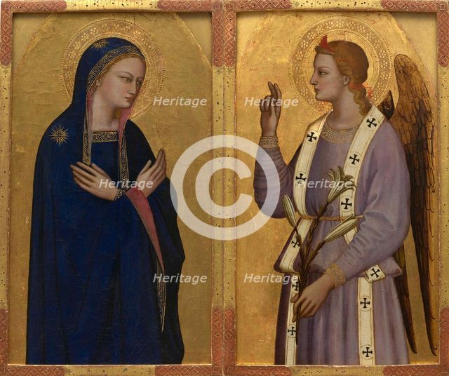 The Annunciation, ca 1350. Creator: Nardo di Cione (active ca 1346-1365).