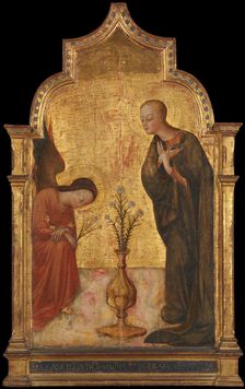 The Annunciation, ca. 1435. Creator: Sassetta