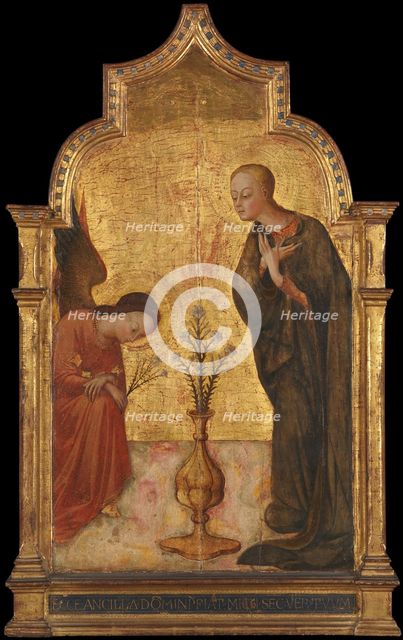 The Annunciation, ca. 1435. Creator: Sassetta.