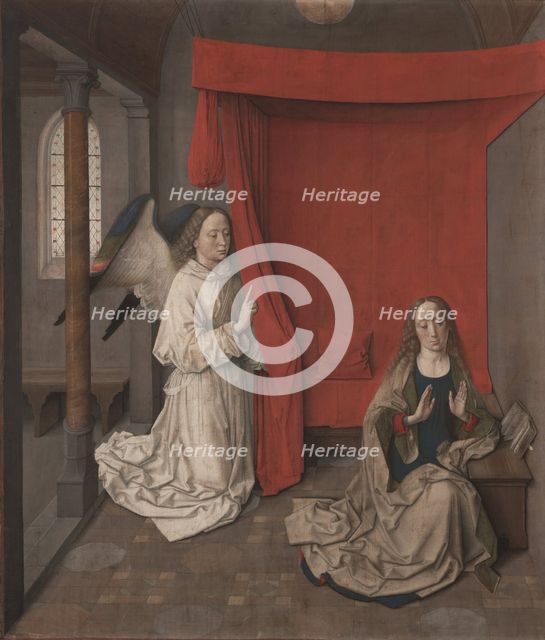 The Annunciation, ca 1455. Artist: Bouts, Dirk (1410/20-1475)
