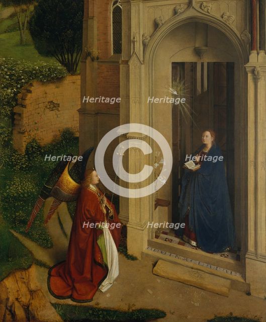 The Annunciation, ca. 1450. Creator: Petrus Christus.