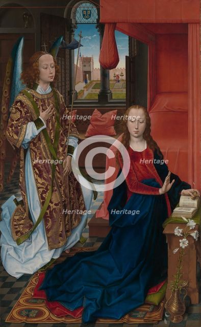 The Annunciation, ca. 1465-70. Creator: Hans Memling.