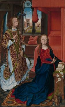 The Annunciation, ca. 1465-70. Creator: Hans Memling