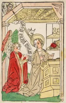 The Annunciation, ca. 1460-70. Creator: Unknown