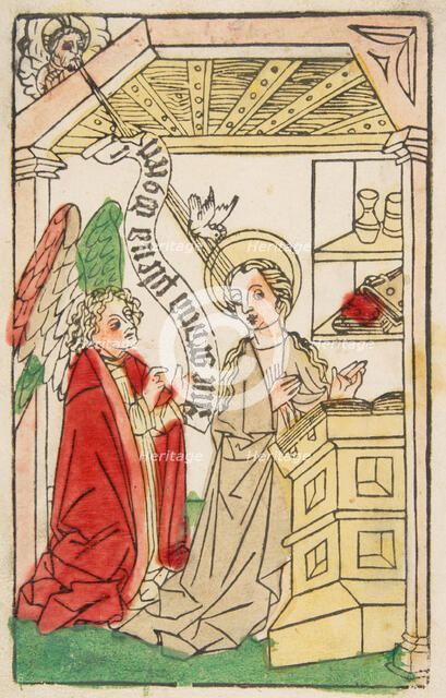 The Annunciation, ca. 1460-70. Creator: Unknown.