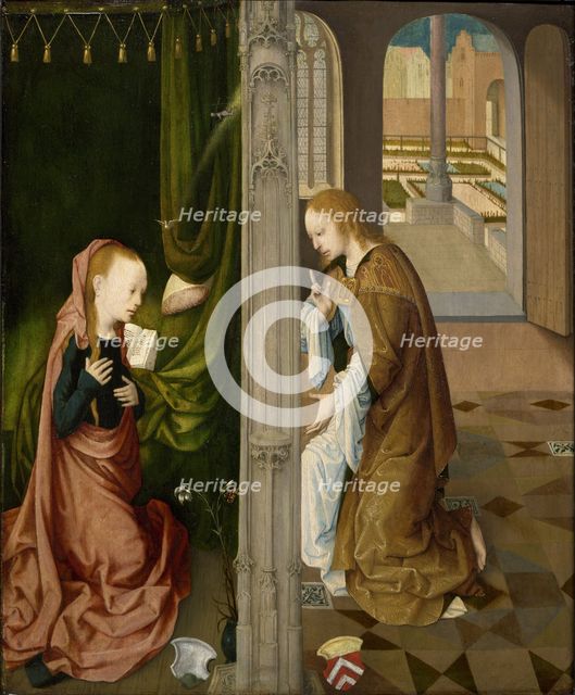The Annunciation, ca. 1470-1480. Artist: Master of the Virgo inter Virgines (active End of 15th cen.)