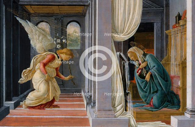 The Annunciation, ca. 1485-92. Creator: Sandro Botticelli.