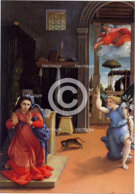 The Annunciation, ca 1534.