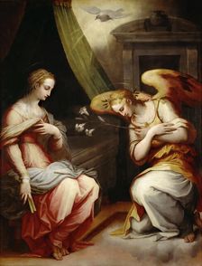 The Annunciation, ca 1565-1570. Creator: Vasari, Giorgio (1511-1574)