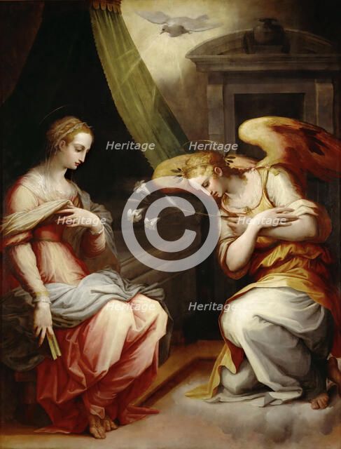 The Annunciation, ca 1565-1570. Creator: Vasari, Giorgio (1511-1574).