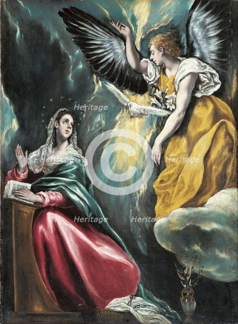 The Annunciation, ca 1596-1600.