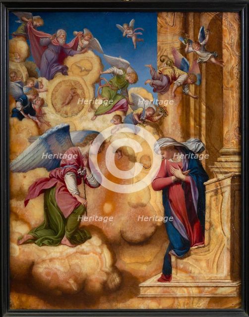 The Annunciation, ca. 1600. Creator: Gentileschi, Orazio (1563-1638).