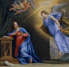 The Annunciation, ca. 1644. Creator: Philippe de Champaigne