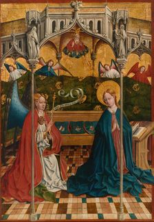 The Annunciation, Completed by 1457. Creator: Johann Koerbecke