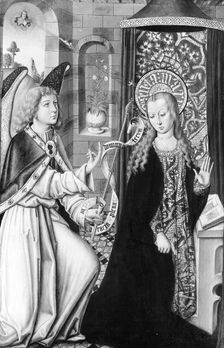 The Annunciation. Creator: Master of Budapest
