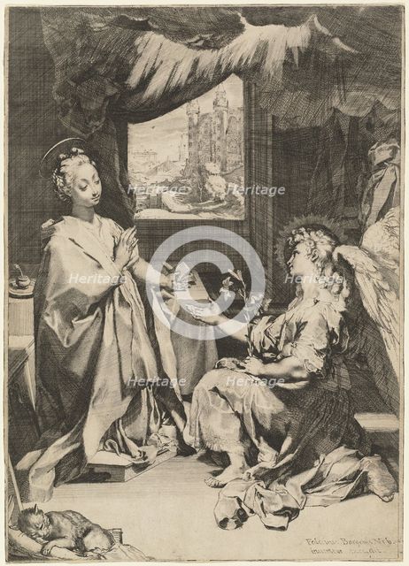 The Annunciation. Creator: Federico Barocci.