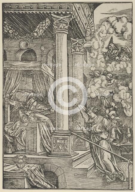 The Annunciation. Creator: Hans Schäufelein the Elder.