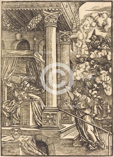 The Annunciation. Creator: Hans Schäufelein the Elder.