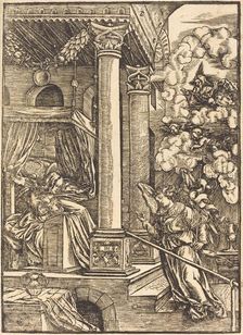 The Annunciation. Creator: Hans Schäufelein the Elder