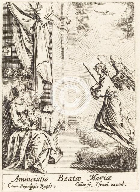 The Annunciation. Creator: Jacques Callot.