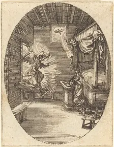 The Annunciation. Creator: Jacques Callot