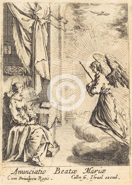 The Annunciation. Creator: Jacques Callot.