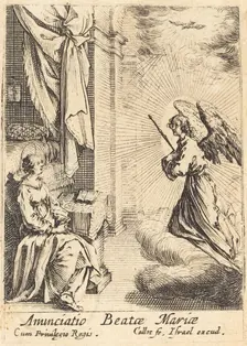The Annunciation. Creator: Jacques Callot
