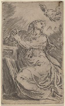 The Annunciation. Creator: Parmigianino