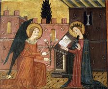 The Annunciation detail of the work The Frontal of the Mother of God tempera on wood from …