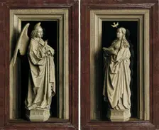 The Annunciation Diptych, 1433. Creator: Jan van Eyck