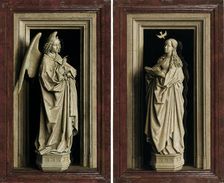 The Annunciation Diptych, 1433. Creator: Jan van Eyck