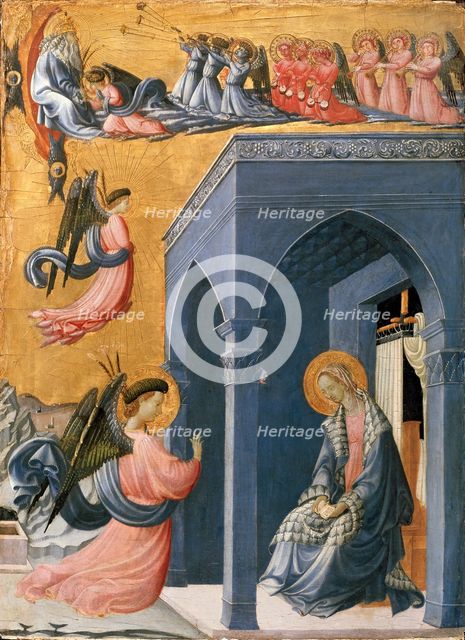 The Annunciation, early 1420s.