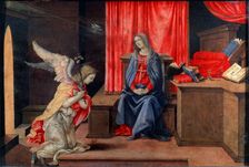 The Annunciation early 1490s. Artist: Filippino Lippi