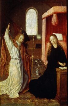 The Annunciation early 16th century. Artist: Master of Hoogstraaten
