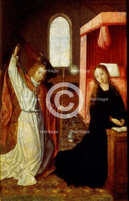 'The Annunciation', early 16th century.  Artist: Master of Hoogstraaten