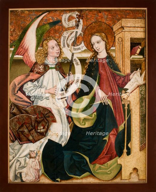 The Annunciation from the Church in Ciecina, between 1465-1515. Creator: Unknown.