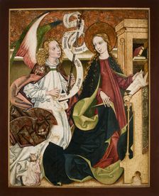 The Annunciation from the Church in Ciecina, between 1465-1515. Creator: Unknown