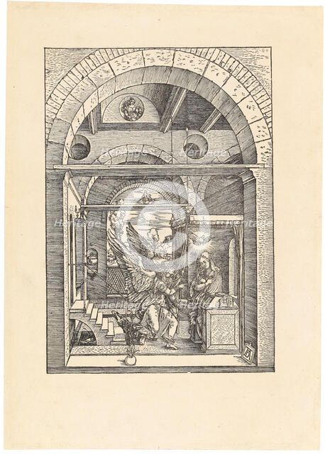 The Annunciation, from The Life of the Virgin, ca 1503. Creator: Dürer, Albrecht (1471-1528).