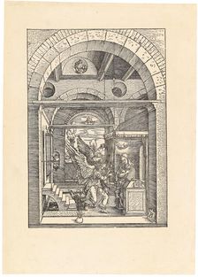 The Annunciation, from The Life of the Virgin, ca 1503. Creator: Dürer, Albrecht (1471-1528)