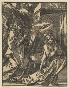 The Annunciation, from the Small Passion, copy.n.d. Creator: Johann Mommard