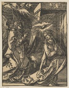 The Annunciation, from the Small Passion, copy.n.d. Creator: Johann Mommard