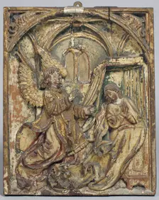 The Annunciation, German, 16th century. Creator: Unknown