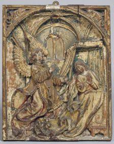 The Annunciation, German, 16th century. Creator: Unknown