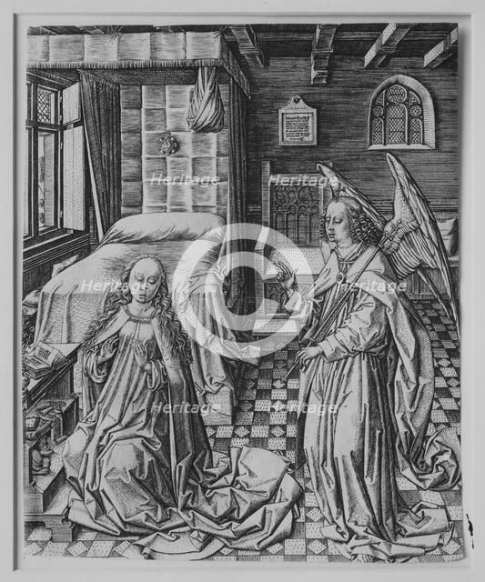 The Annunciation, late 15th century. Creator: Master FVB.