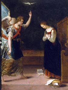 The Annunciation, late 16th century. Creator: Lavinia Fontana